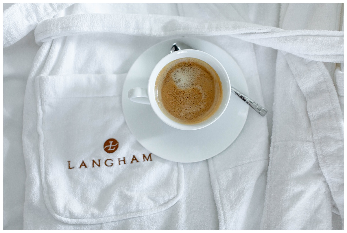 Langham Hotel robe
